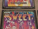 The Sweet Platinum Rare 1 & 2  Ltd Edition Metallic Silver Vinyl 2 x double LP