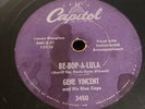 ROCK & ROLL Capitol 78 RPM Gene Vincent - Be-Bop-A-Lula / Woman Love 3450 V+
