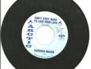 BARBARA MASON - Don't ever want to lose your love - NORTHERN SOUL - 7'' - 45rpm