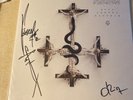 Behemoth Opvs Contra Natvram Signed Black white splatter Vinyl LP RECORD