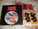 NUCLEAR ASSAULT -HANDLE WITH CARE- AWESOME RARE FIRST PRESS LP VINYL 1989 ENGL.