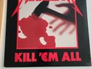 METALLICA LP - KILL 'EM ALL - BANZAI RECORDS - MEGAFORCE - 1983  RARE