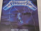 METALLICA LP - RIDE THE LIGHTNING - VERTIGO  - 1989