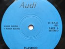 Willie Colón Y Ruben Blades – Plastico - Killer Latin Funk Rare Cuba 45 Audi VG+
