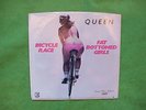 1978 QUEEN - Bicycle Race/Fat Bottomed Girls- 45 Vinyl w/Picture Sleeve MINT
