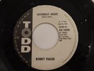 BOBBY FULLER SATURDAY NIGHT/STRINGER 45 7  TODD PROMO KILLER SURF ROCK
