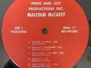 HEAR Private Label LP MALCOLM McCASSY Prog Psych Garage Rock PALE FIRE SURVIVORS