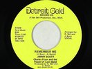 Sweet Soul/Funk 45 - Jimmy Scott - Remember Me - Detroit Gold