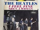The Beatles - I Feel Fine/She's A Woman 45 RPM 1964 Capitol 5327 Picture Sleeve