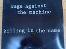 Rage Against The Machine Killing In The Name 12 Inch Limited Edition White Vinyl