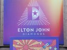 ELTON JOHN Diamonds Pyramid Coloured Vinyl LP & Double 2 CD & Auto SIGNED PRINT