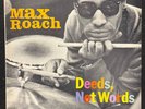 Jazz Max Roach Deeds, Not Words LP OG Mono 1958 RLP 12-280 Microgroove DG VG+