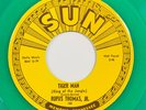 RUFUS THOMAS JR: Tiger Man / Save That Money 1973 Green Vinyl Sun Rockabilly 45