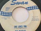THE BEATLES She Loves You A Rare 45 SWAN #S-4152-S (RCA Contract-Virtue Studio)