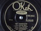 Jazz 78 LOUIS ARMSTRONG Ain't Misbehavin' OKEH 8714 E- HEAR 619