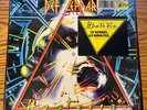 DEF LEPPARD HYSTERIA HYPE STICKER AND SHRINK VINYL RECORD LP ICONIC ALBUM