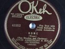 Jazz 78 LOUIS ARMSTRONG Home OKEH 41552 E-/E HEAR 622