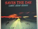 Saves the Day Can't Slow Down Black Vinyl Signed LP Hardcore Punk Autographed