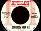 APOLLOS SHOW BAND Somebody Help Me / Peace 45 Rare 1970s CA Sweet Soul Funk