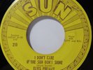 I Don't Care If The Sun Don't Shine Elvis Presley Orig 210 Sun ERROR 45 Record