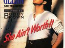 GLENN MEDEIROS  She Ain't Worth It PICTURE SLEEVE 7