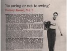 LP Barney Kessel Vol. 3, To Swing Or Not To Swing + INSERT NEAR MINT Contemp