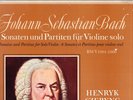 DGG STEREO TULIP - SZERYNG - BACH - SONATAS & PARTITAS FOR SOLO VIOLIN  3LP EX+