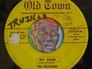 HEAR Solitaires 45 My Dear / What Did She Say OLD TOWN doo wop R&B original