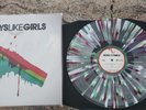 BOYS LIKE GIRLS S/T Ultra Clear Red Green White Splatter Vinyl LP /700