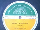 BBC TRANSCRIPTION DISC 155 TOP OF THE POPS  1967 JIMI HENDRIX KIKI DEE ZOMBIES