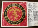 Queensryche Rage For Order Metal lp Original With Inner EX/EX