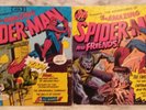 Vntg The Amazing Spiderman Vinyl LP Records - Invasion Dragon Men & Werewolf