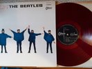 The Beatles HELP  Odeon Japan RED Vinyl 1967 LP OR-8151 VG+