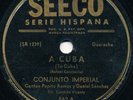 CONJUNTO IMPERIAL A Cuba / Dejala LATIN 78RPM Guaracha HEAR