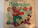 Walt Disney's Pinocchio Disneyland Vinyl LP Record Album Rare