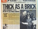 JETHRO TULL ‎ Thick As A Brick  1972 1st US Issue WL Promo LP EX DJ banded edit