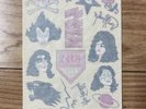 KISS ALIVE II VINYL TATTOO INSERT -AUCOIN