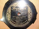 1927 Norman Clark ROYAL HAWAIIANS HOT JAZZ Hula Blues/ Don't Play BRUNSWICK 3620