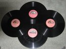 ADELINA PATTI : 78RPM GRAMOPHONE RECORDS x 4