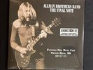The Final Note -The Allman Brothers Band (B/W Swirl Vinyl) RSD-Numbered
