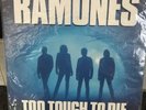 Ramones Autographed “Too Tough To Die” vinyl record