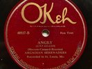TERRITORY JAZZ: ARCADIAN SERENADERS - ‘ANGRY/ YOU GOTTA KNOW HOW’ 1925 OKEH 78