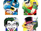 VR - 4 X VINYLS (45RPM) OF BATMAN + ROBIN + THE PENGUIN & THE JOKER - © SPC 1966