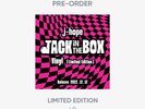 BTS J-HOPE K-pop Jack in The Box Solo Album LP  New/Limited Edition