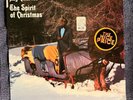 RAY CHARLES The Spirit of Christmas Vinyl LP Record 1985 Album Shrink VG+/VG+