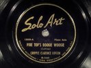 78 RPM - Cripple Clarence Lofton, Solo Art 12009, Pine Top's Boogie, Woogie, E+
