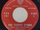 EDD KOOKIE BYRNES Special Radio Promotion Spot Announcements with Scripts 45RPM