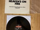 KISS VINYL RADIO PROMO -HEAVENS ON FIRE -NICE