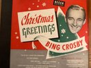 Decca 3x78 RPM Bing Crosby (w/ Andrews Sisters) - Christmas Greetings A-715 V++