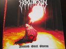 Goatmoon Finnish Steel Storm White with Blue Splatter vinyl Satanic Warmaster 